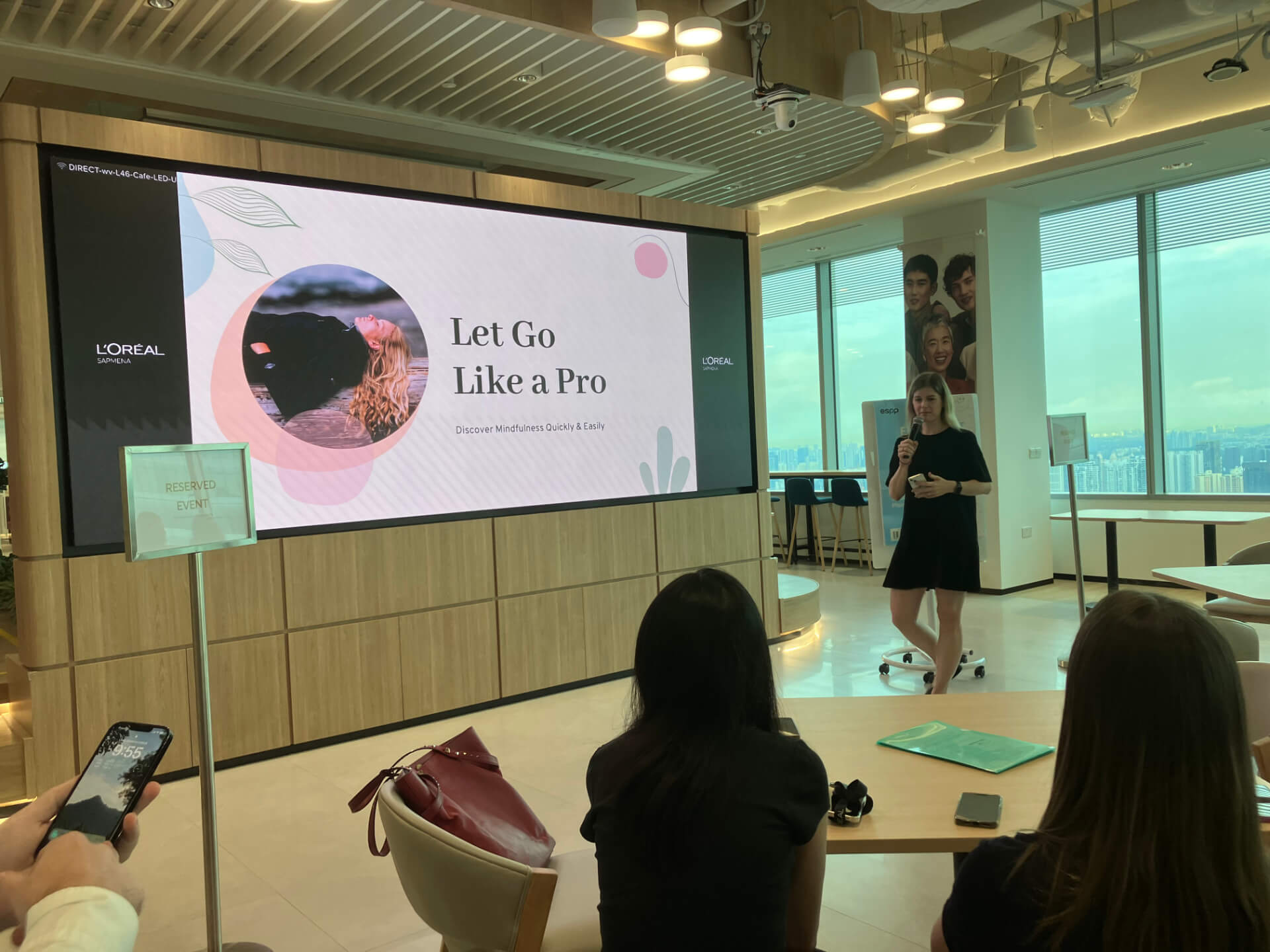 Corporate Wellness Classes in Singapore with L'Oréal Luxe SAPMENA
