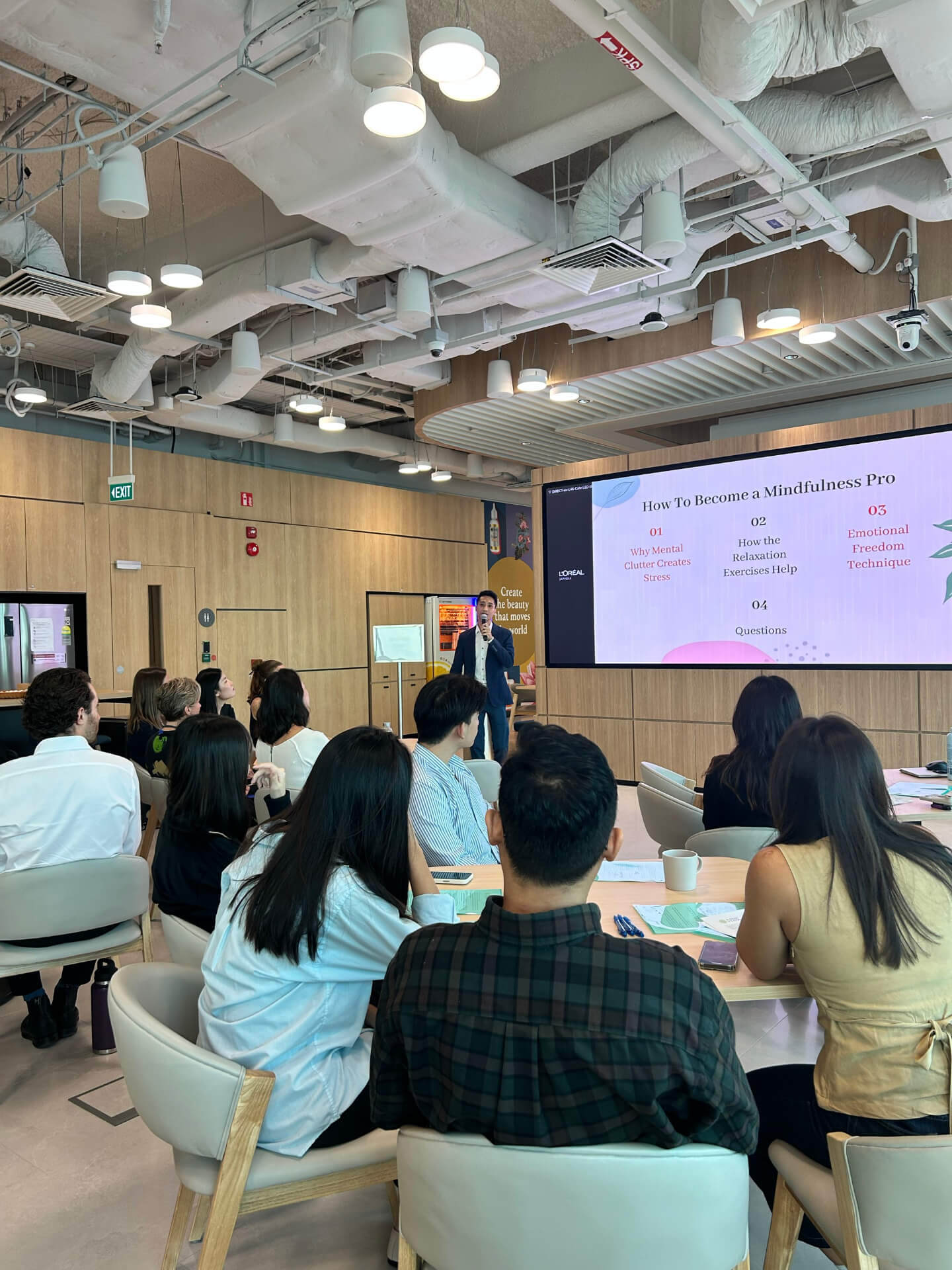 Corporate Wellness Training in Singapore with L'Oréal Luxe SAPMENA